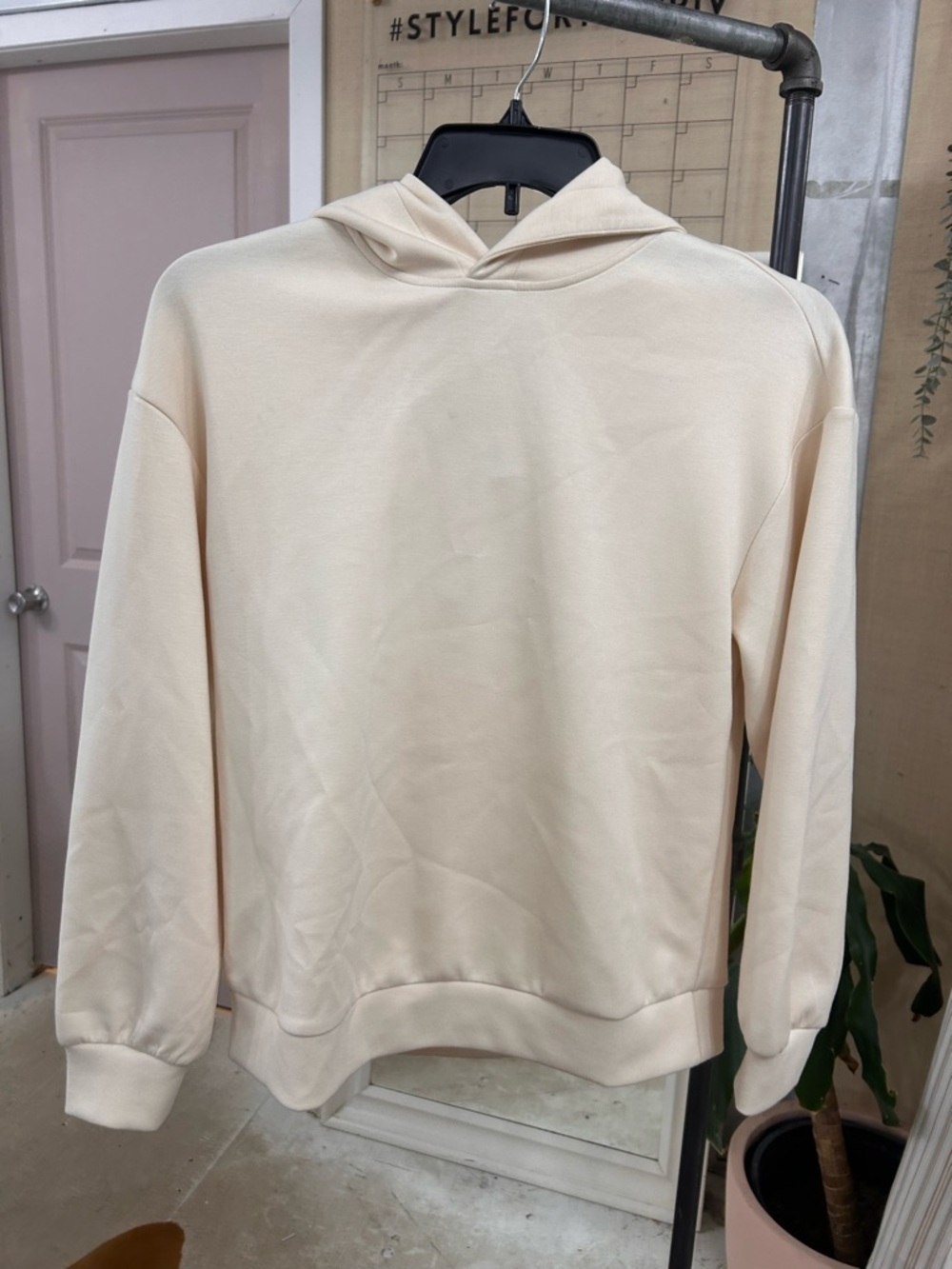 Priv - Cream Hoodie NWT Small